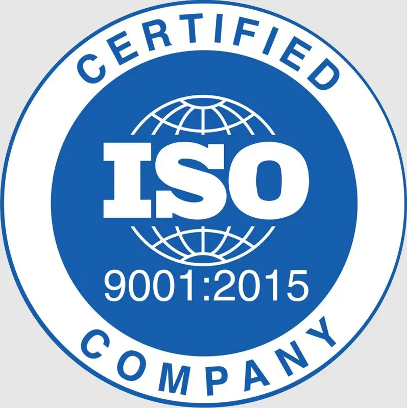 ISO 9001:2015 Certified Company logo